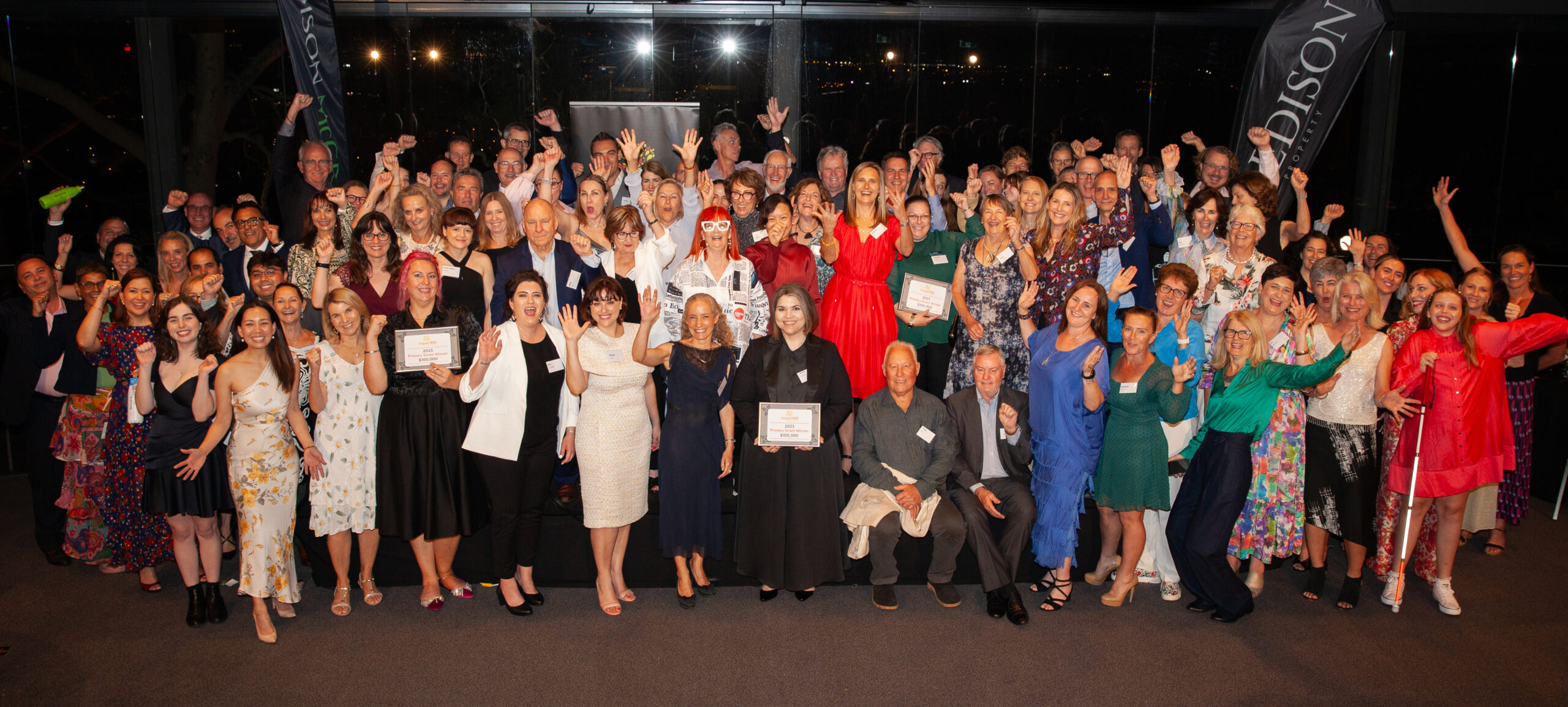 Impact100 WA Grants Award Dinner Group Photo 2023